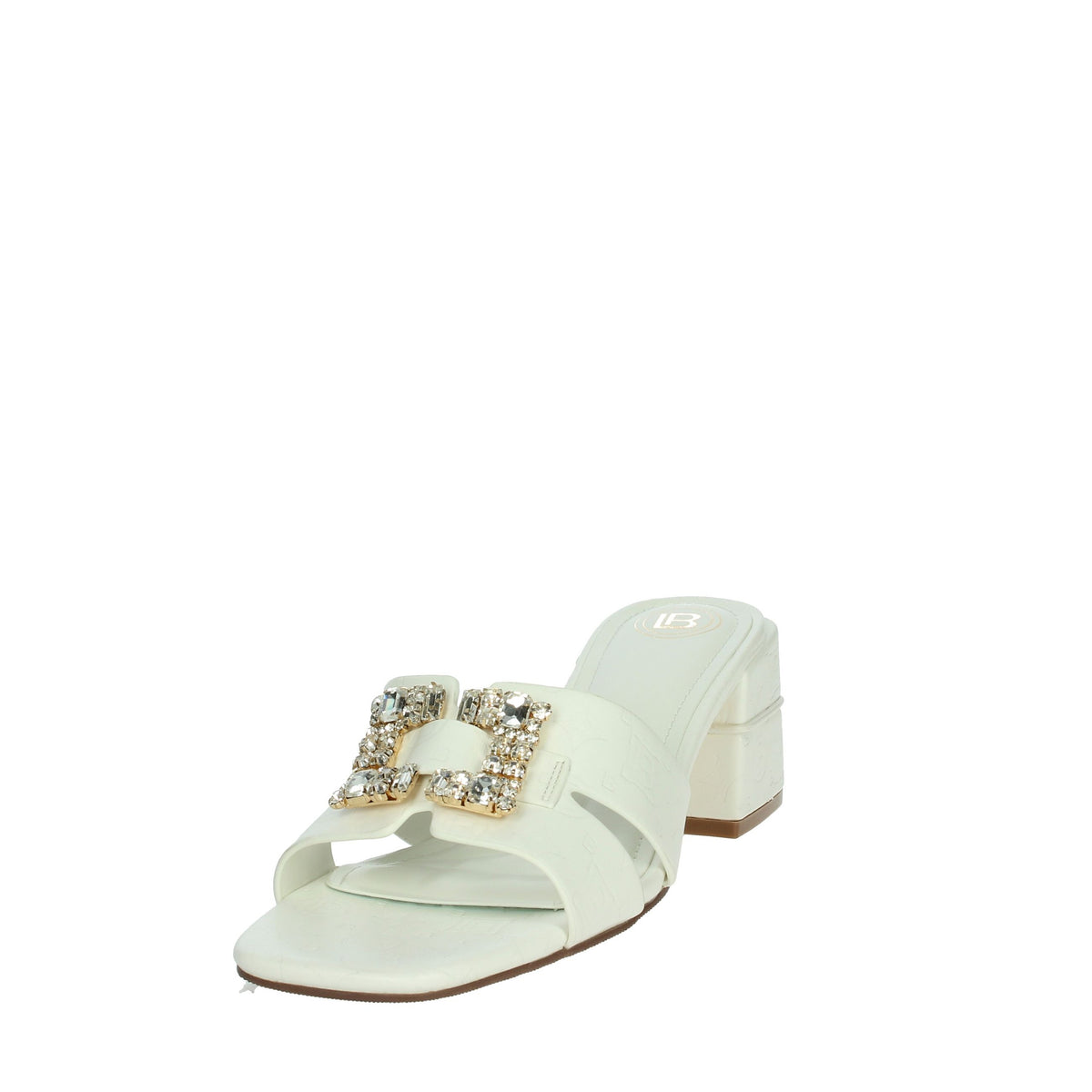 LAURA BIAGIOTTI Donna Ciabatte con tacco 9040 Bianco