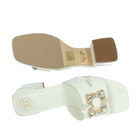 LAURA BIAGIOTTI Donna Ciabatte con tacco 9040 Bianco