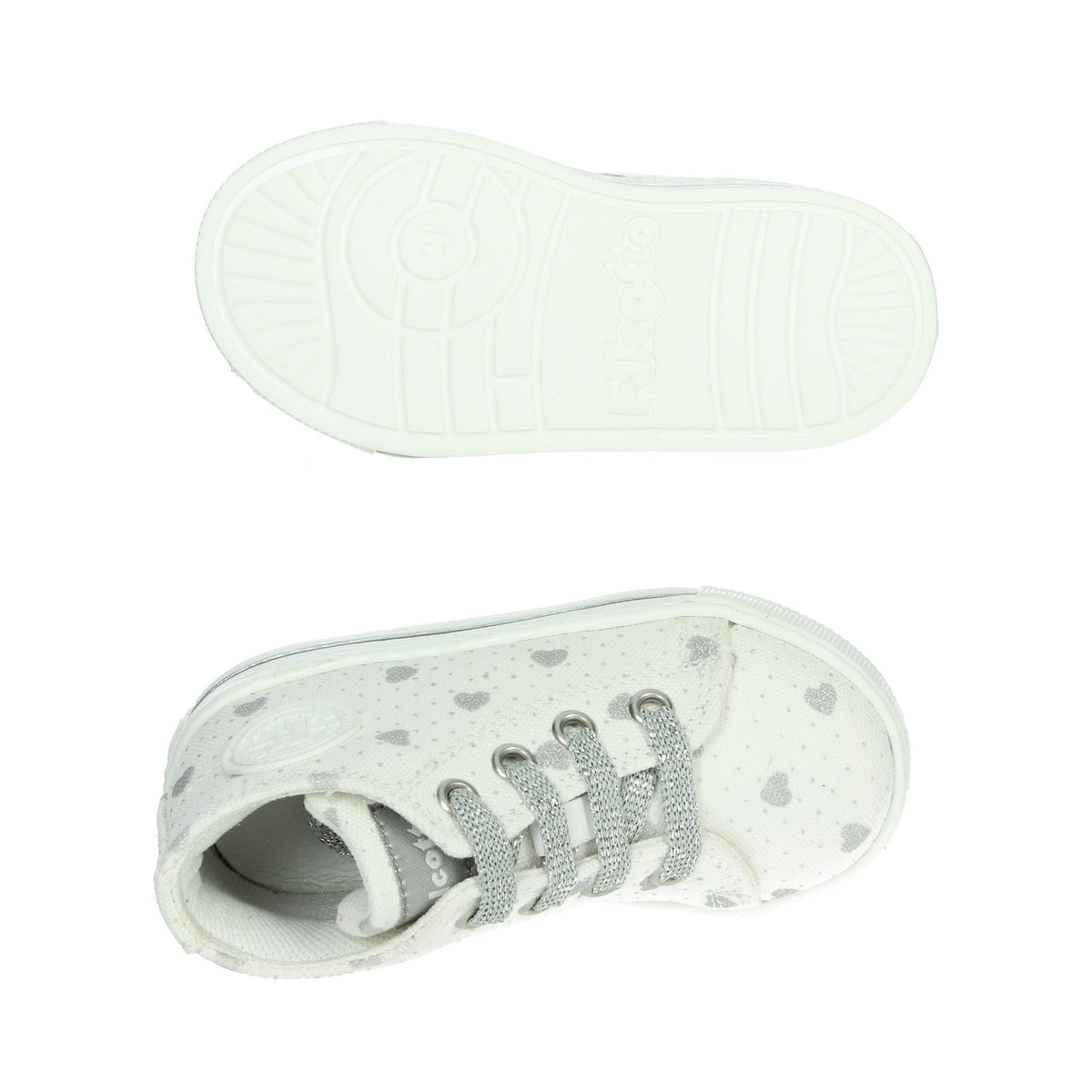 FALCOTTO Bambine e ragazze Sneakers bassa 0012014600.99.1N02 Bianco/Argento
