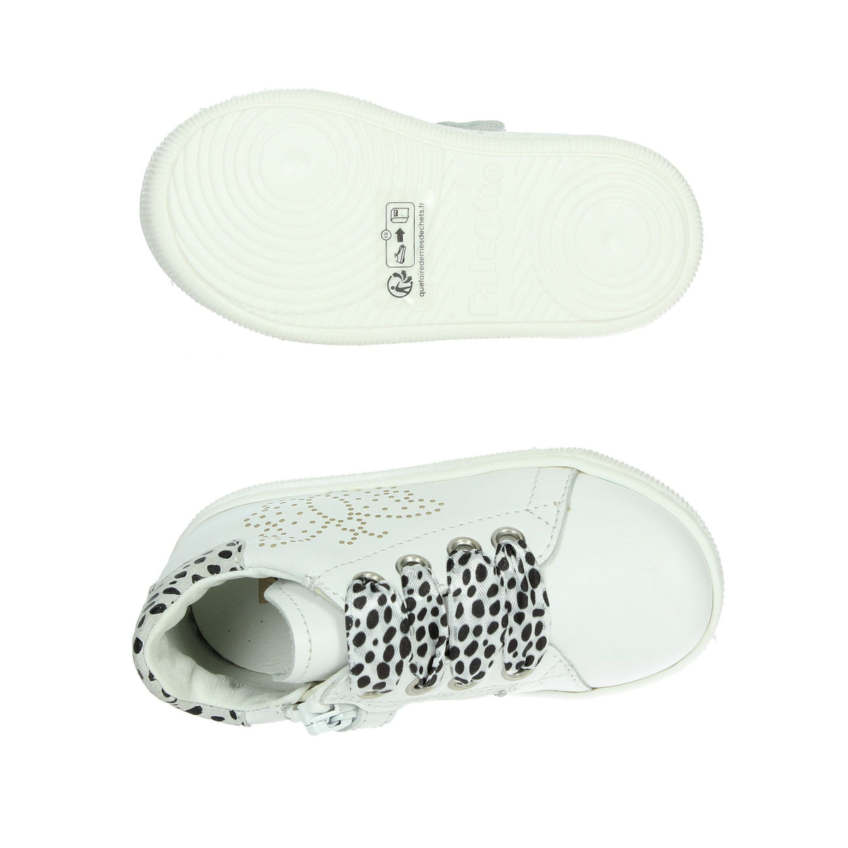 FALCOTTO Bambine e ragazze Sneakers bassa 0012018437.01.1N20 Bianco/Nero