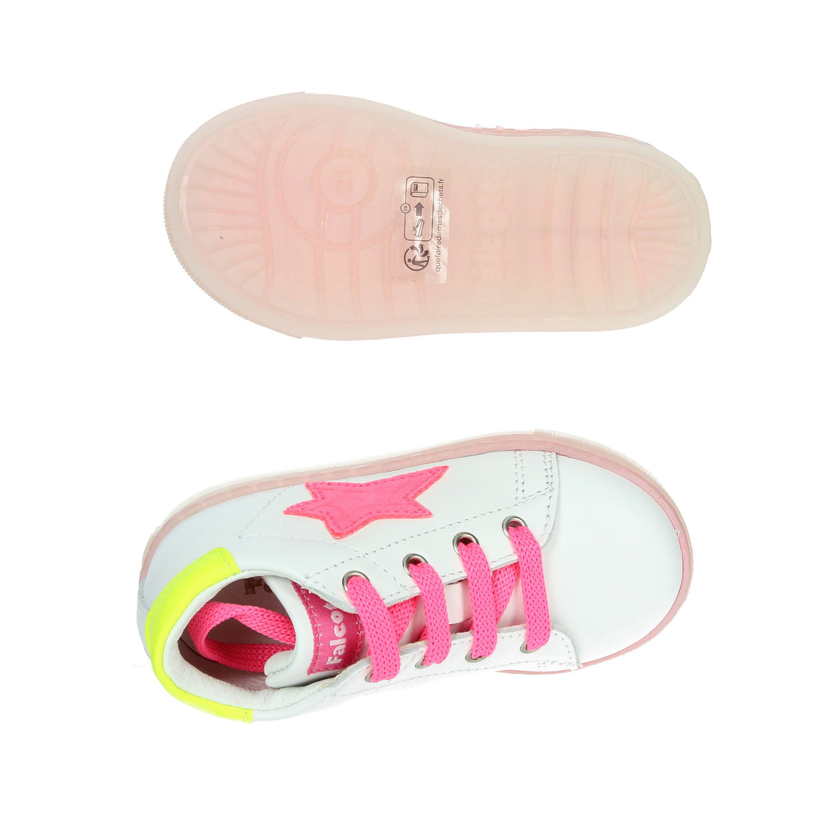 FALCOTTO Bambine e ragazze Sneakers bassa 0012015315.95.2N70 Bianco/Fucsia