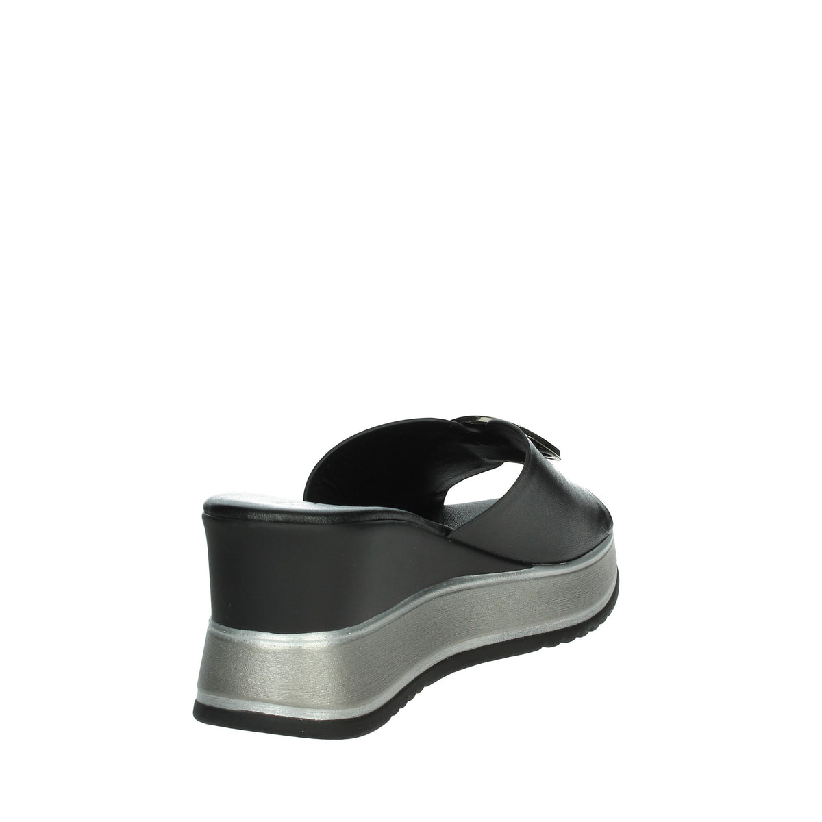 FASCINO DONNA Donna Ciabatte con zeppa 21138-E5 Nero