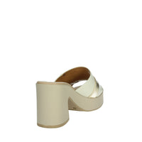 FASCINO DONNA Donna Ciabatte con tacco 57150-E5 Beige