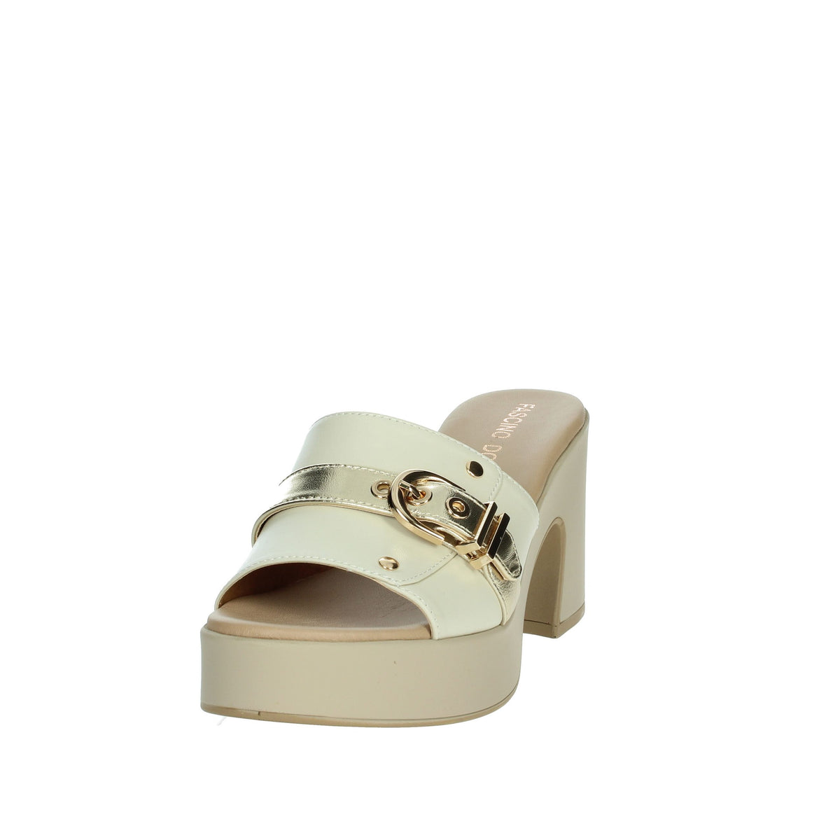 FASCINO DONNA Donna Ciabatte con tacco 57150-E5 Beige