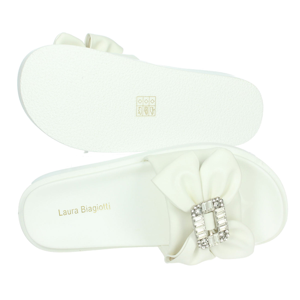 LAURA BIAGIOTTI Donna Ciabatte basse 9075 Bianco