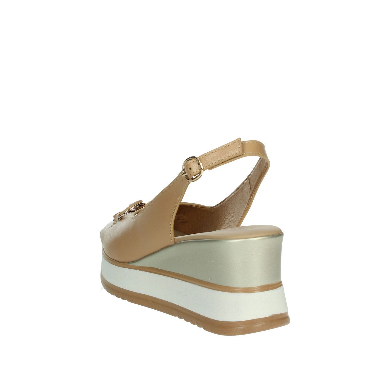 REPO Donna Sandali con zeppa 21243-E5 Cammello