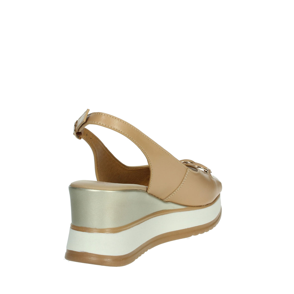 REPO Donna Sandali con zeppa 21243-E5 Cammello