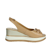 REPO Donna Sandali con zeppa 21243-E5 Cammello