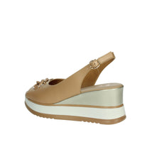 REPO Donna Sandali con zeppa 21243-E5 Cammello