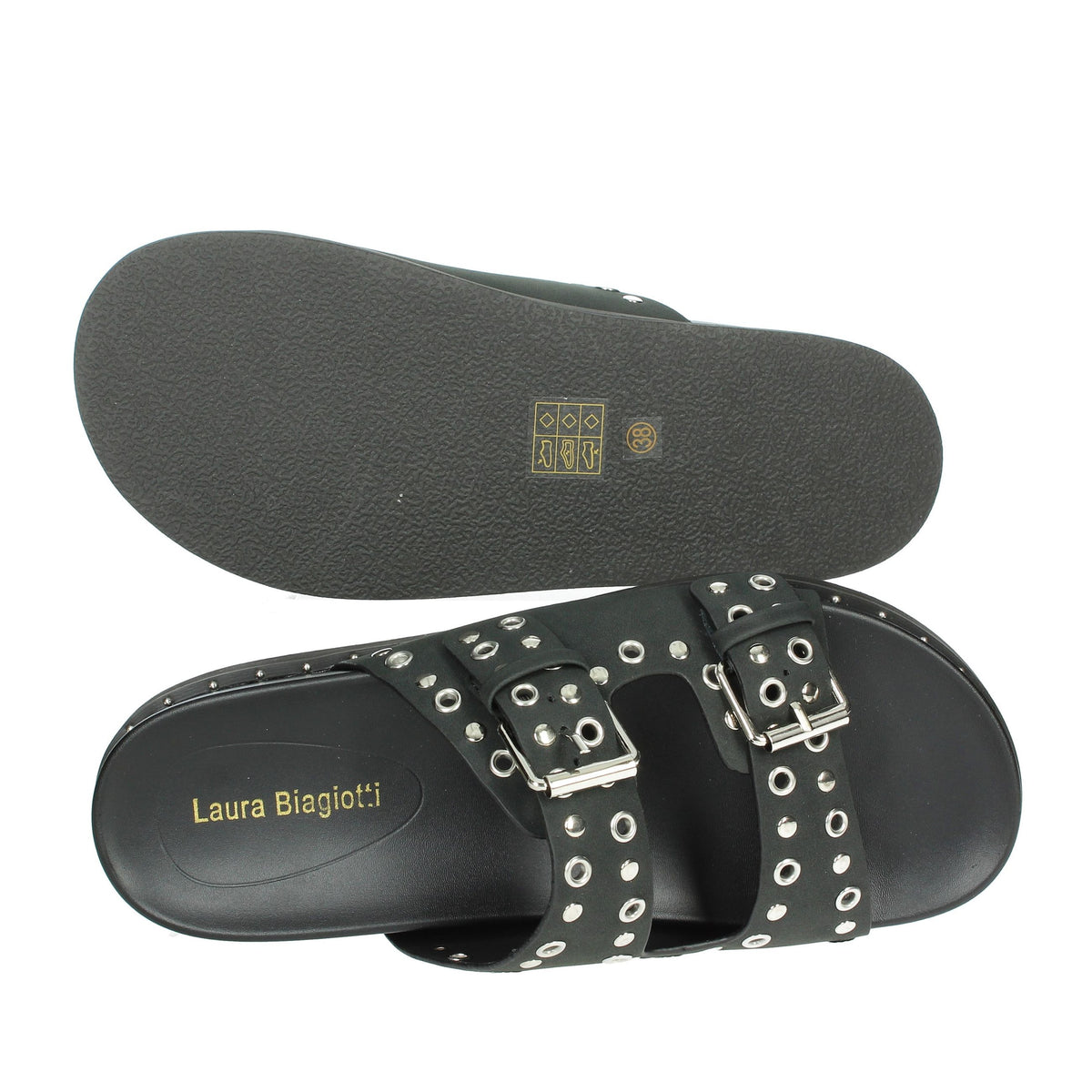 LAURA BIAGIOTTI Donna Ciabatte basse 9069 Nero