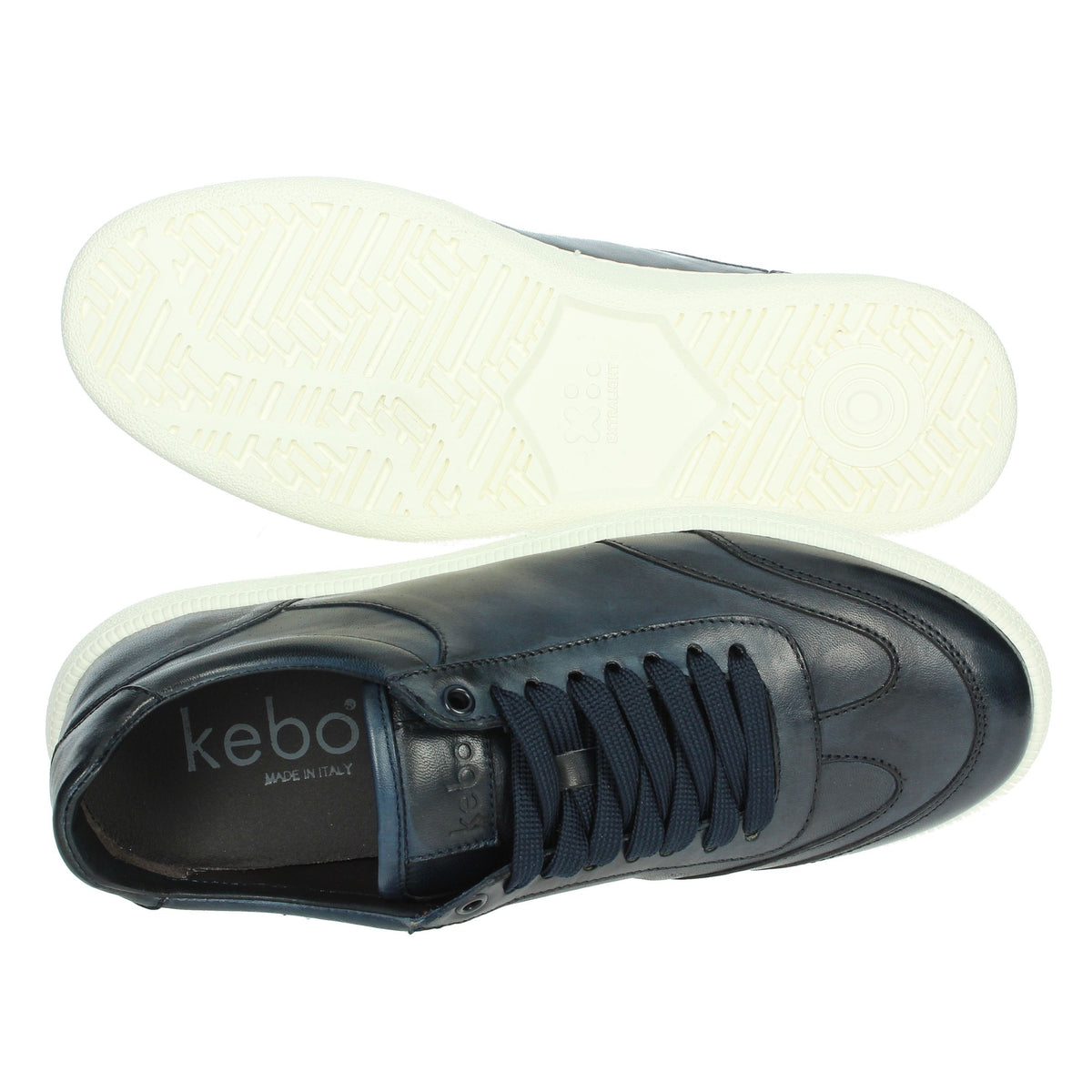 KEBO Uomo Sneakers bassa LG5030 Blu