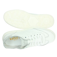 KEBO Uomo Sneakers bassa LG5020 Bianco