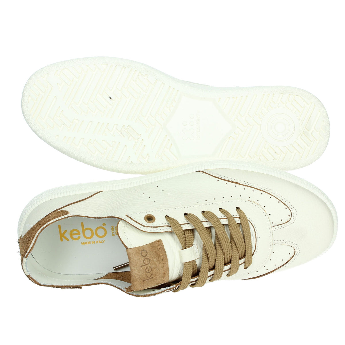 KEBO Uomo Sneakers bassa LG5020 Beige
