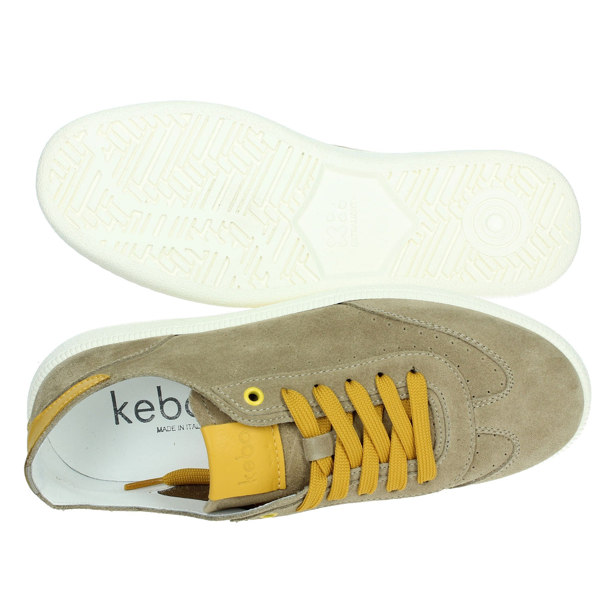 KEBO Uomo Sneakers bassa LG5040 Beige