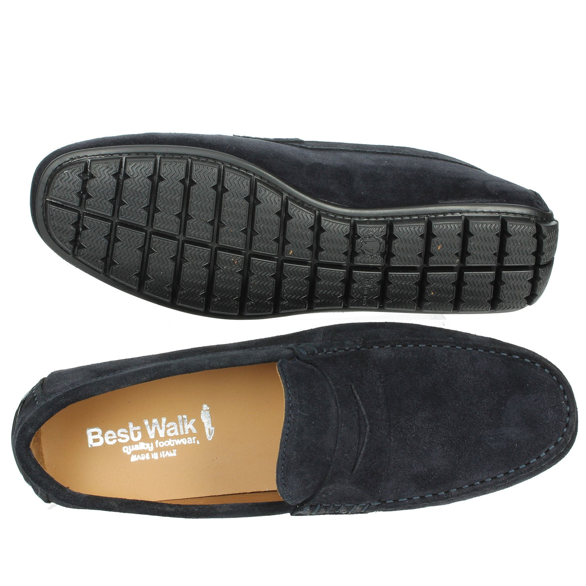 BEST WALK Uomo Mocassino 1030 Blu
