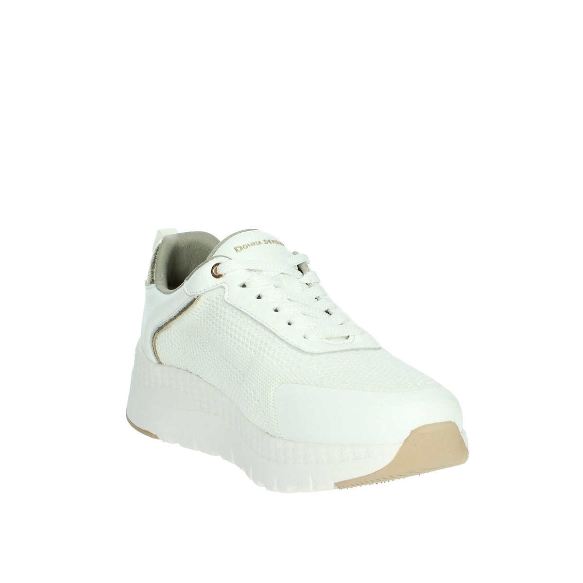 DONNA SERENA Donna Sneakers bassa 145671DM Bianco/Oro