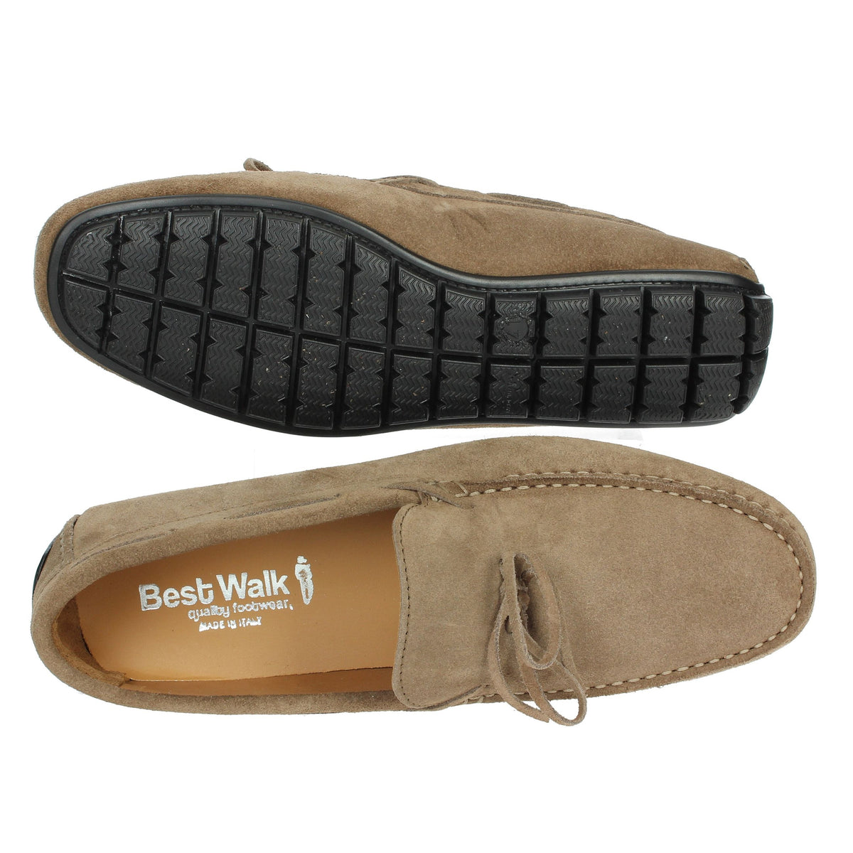 BEST WALK Uomo Mocassino 1040 Taupe