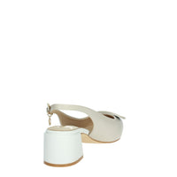 GOLD & GOLD Donna Slingback GD269 Bianco/Beige