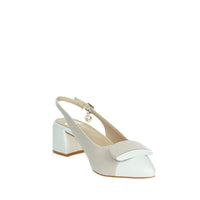 GOLD & GOLD Donna Slingback GD269 Bianco/Beige