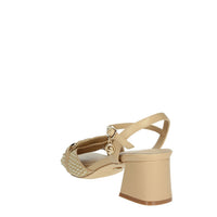 GOLD & GOLD Donna Sandali con tacco GP755 Beige