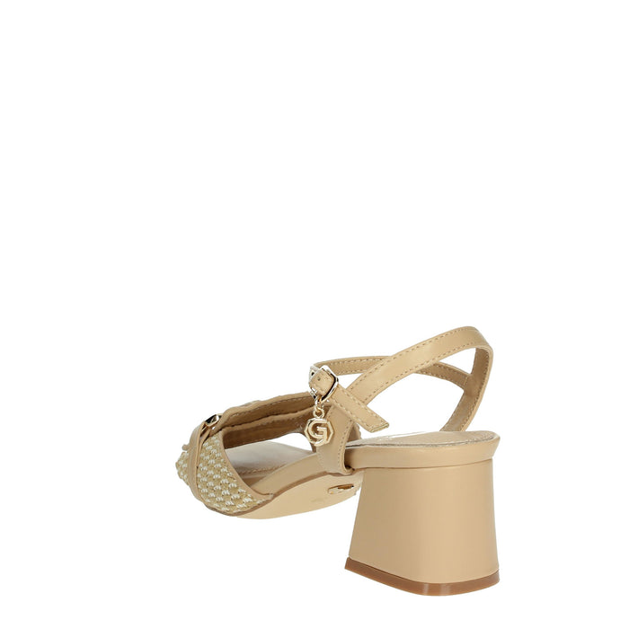 GOLD & GOLD Donna Sandali con tacco GP755 Beige