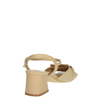 GOLD & GOLD Donna Sandali con tacco GP755 Beige