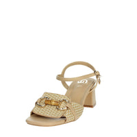 GOLD & GOLD Donna Sandali con tacco GP755 Beige