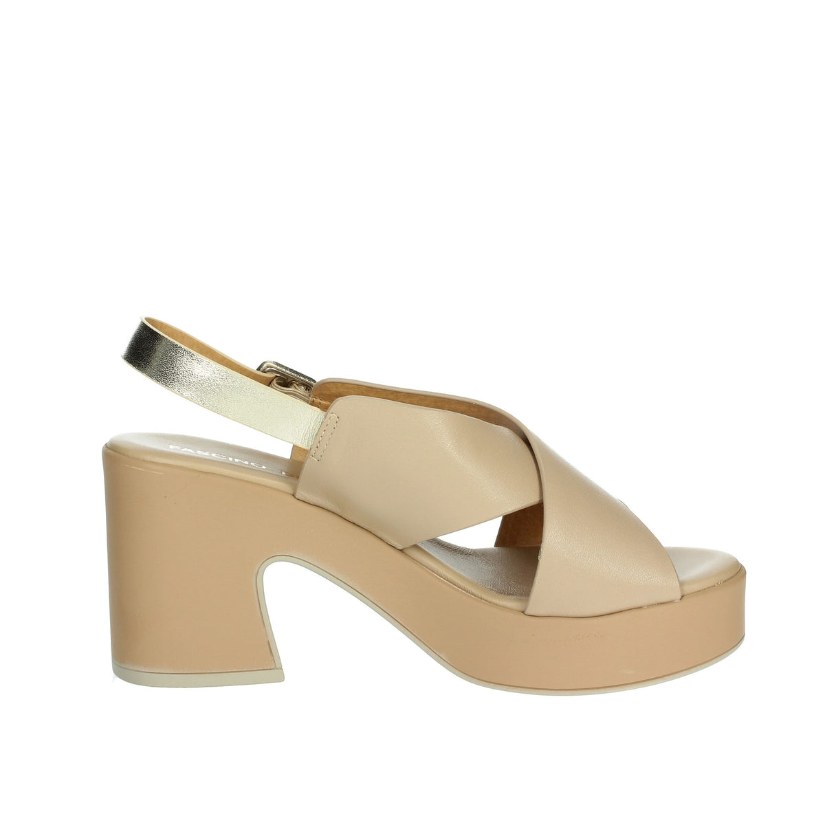FASCINO DONNA Donna Sandali con tacco 57274-E5 Beige