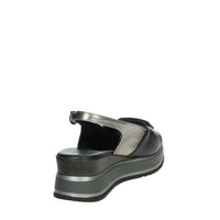 FASCINO DONNA Donna Sandali con zeppa 19233-E5 Nero