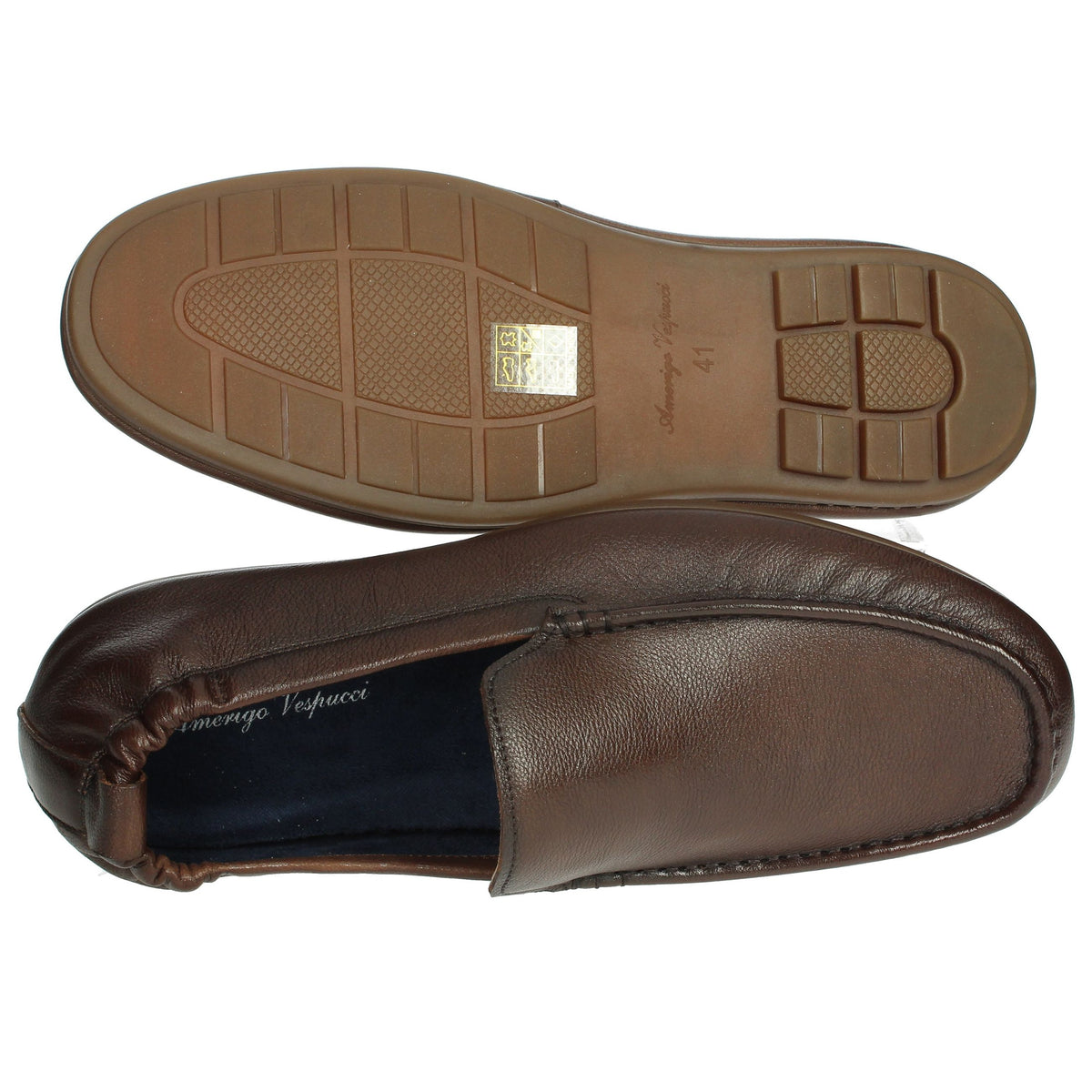 Amerigo Vespucci Uomo Mocassino AV341 Marrone