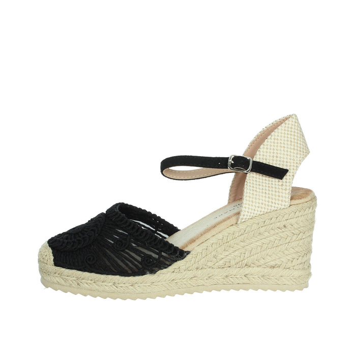 ARMATA DI MARE Donna Espadrillas AM180 Nero