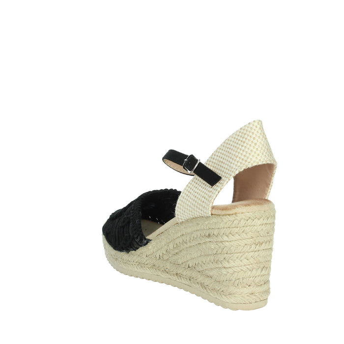 ARMATA DI MARE Donna Espadrillas AM180 Nero
