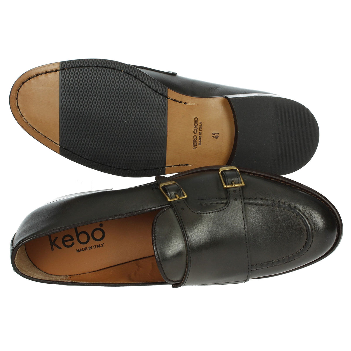KEBO Uomo Mocassino GB0500 Marrone