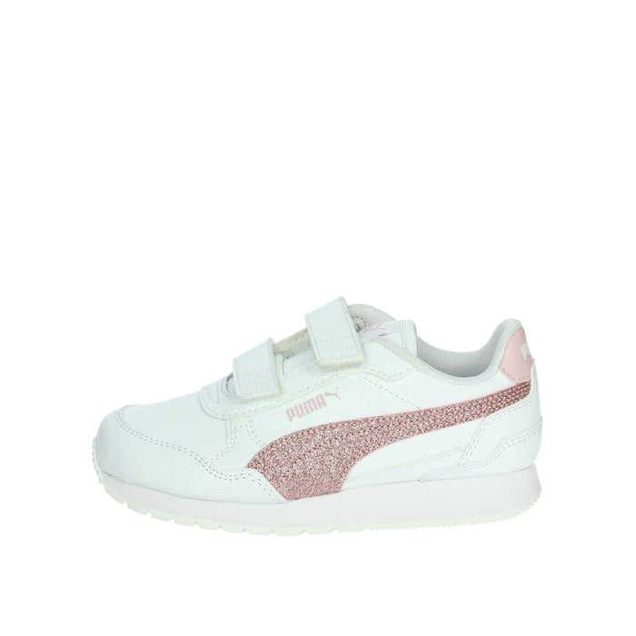 Puma Bambine e ragazze Sneakers bassa 401587 Bianco/Rosa