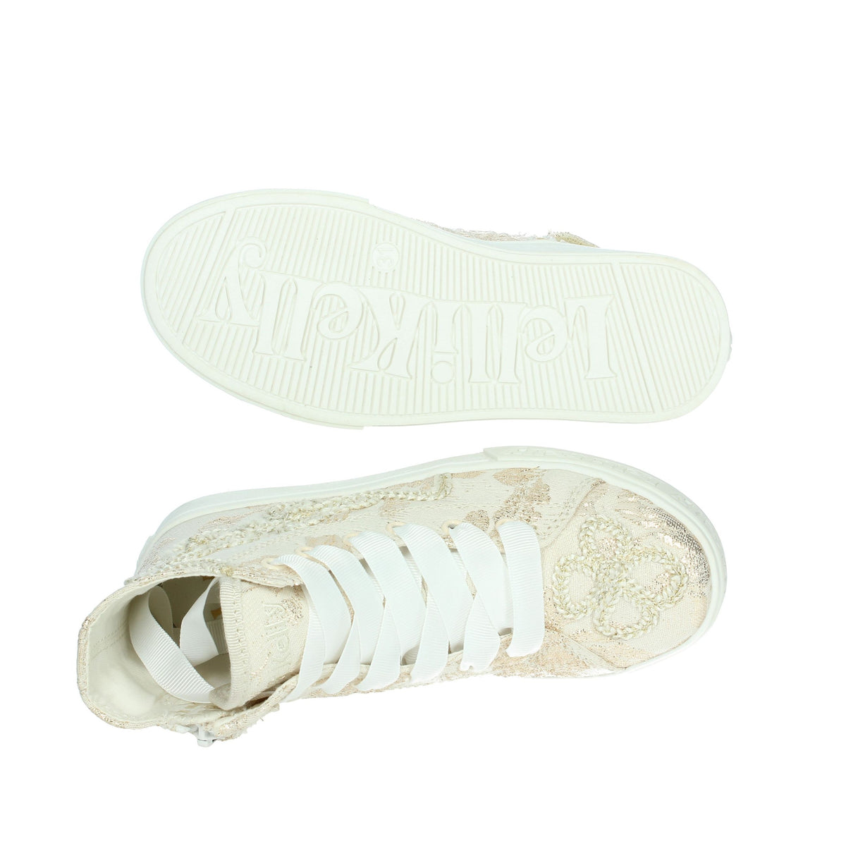 Lelli Kelly Bambine e ragazze Sneakers alta LKED4954 Avorio