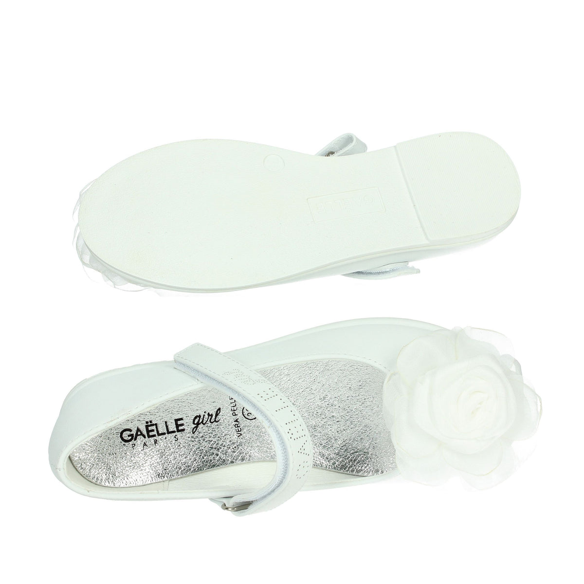 GAELLE PARIS Bambine e ragazze Ballerine GB00015S Bianco