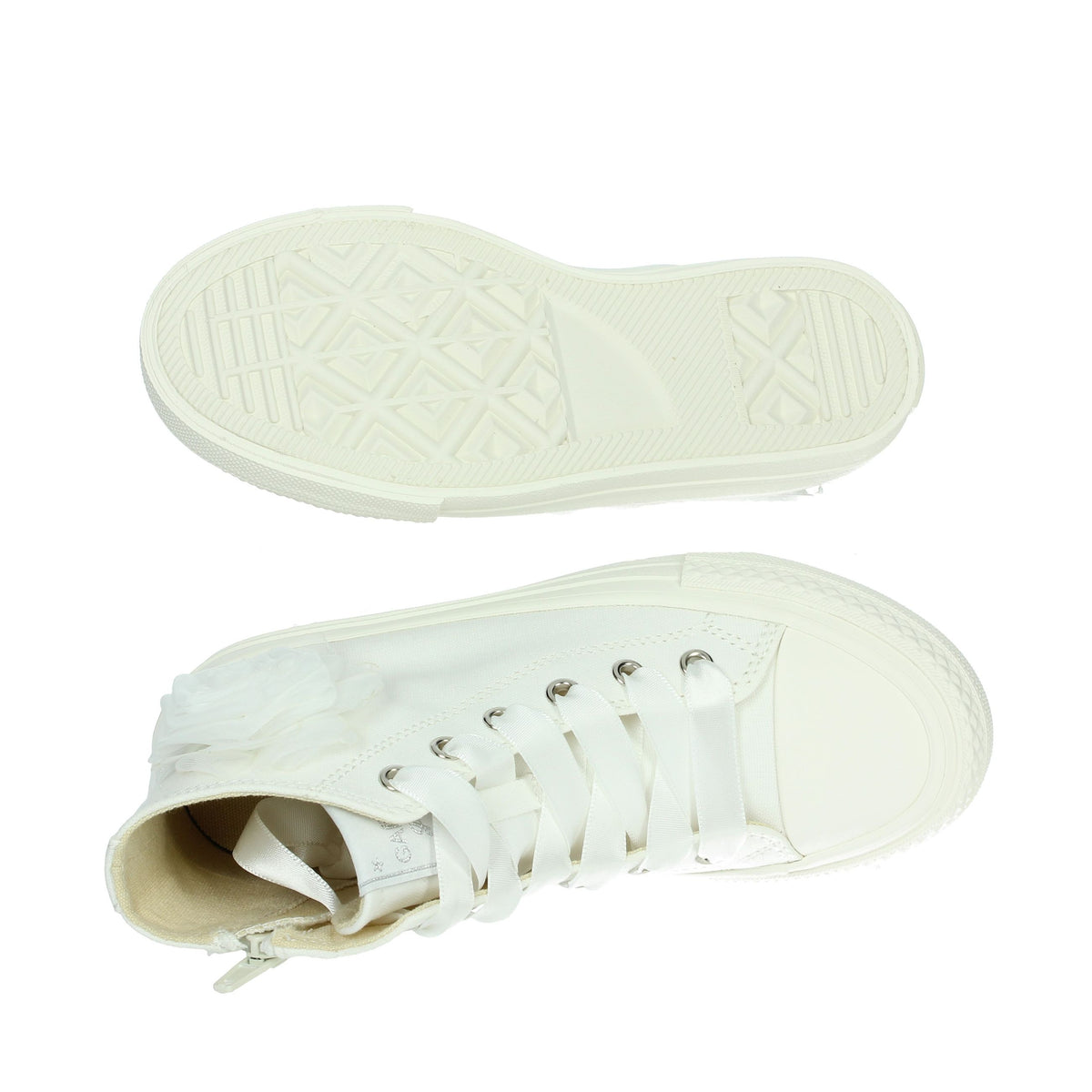 GAELLE PARIS Bambine e ragazze Sneakers alta GV0009T Bianco