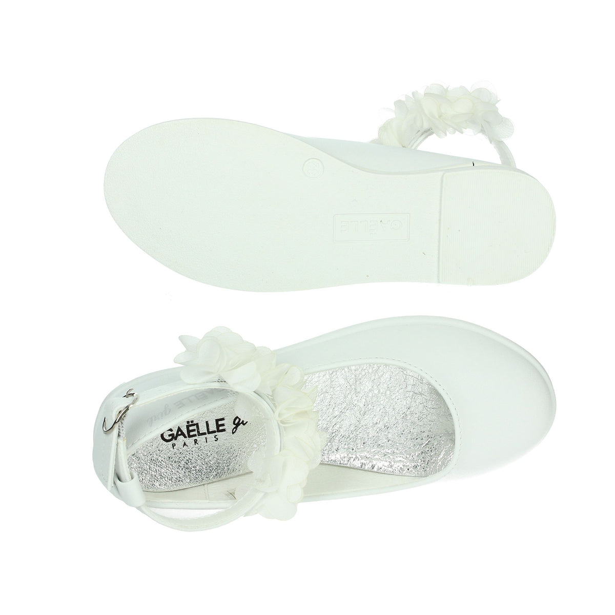 GAELLE PARIS Bambine e ragazze Ballerine GB00018S Bianco