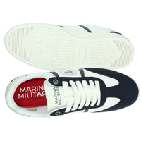 MARINA MILITARE Uomo Sneakers bassa MM2229 Bianco/Blu