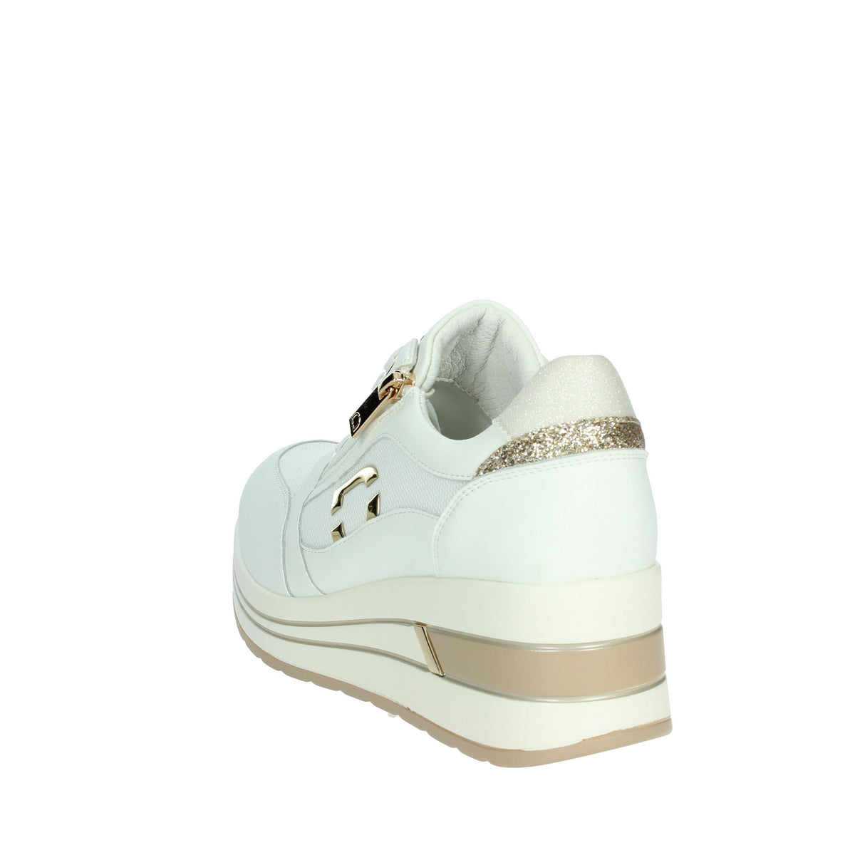 DONNA SERENA Donna Sneakers bassa 2L5111DM Bianco/Oro