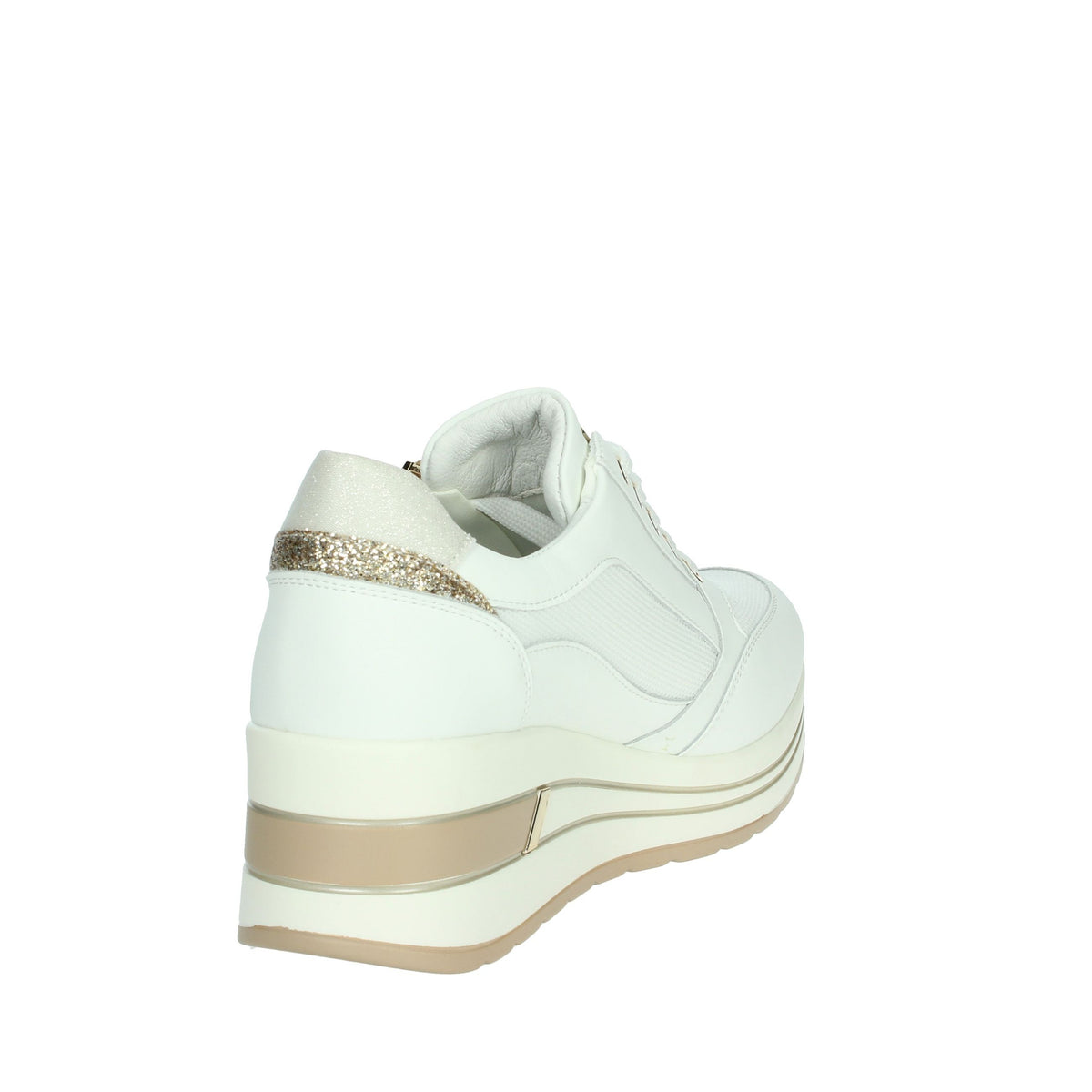 DONNA SERENA Donna Sneakers bassa 2L5111DM Bianco/Oro