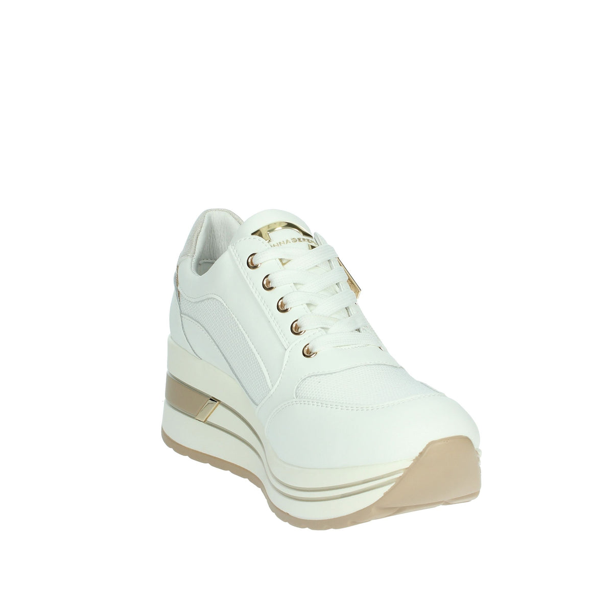 DONNA SERENA Donna Sneakers bassa 2L5111DM Bianco/Oro