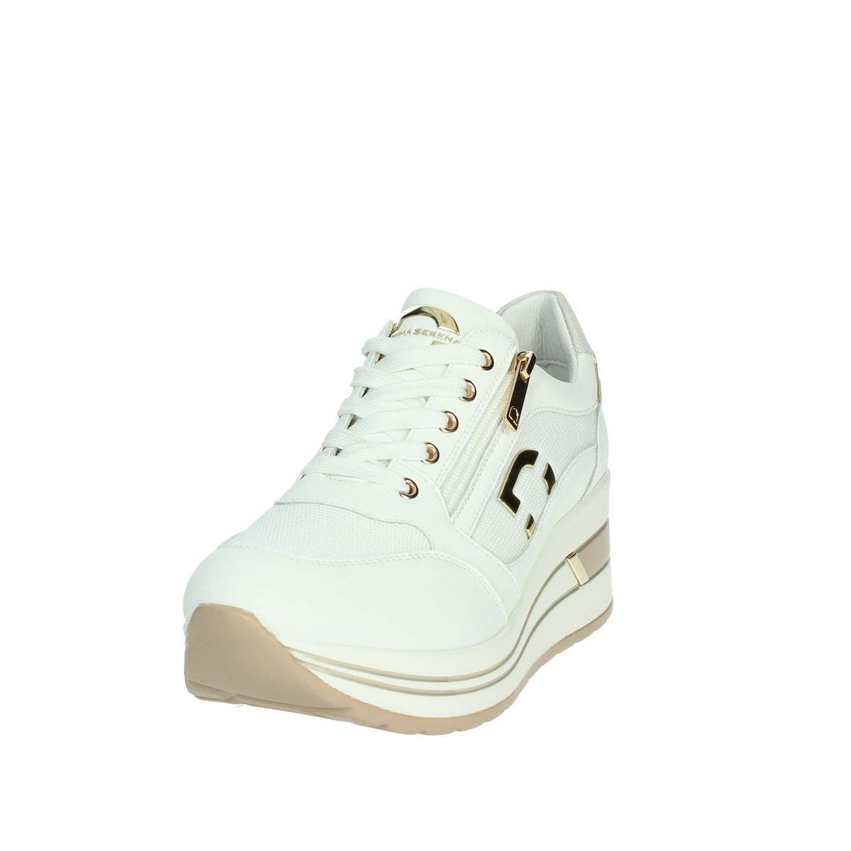 DONNA SERENA Donna Sneakers bassa 2L5111DM Bianco/Oro