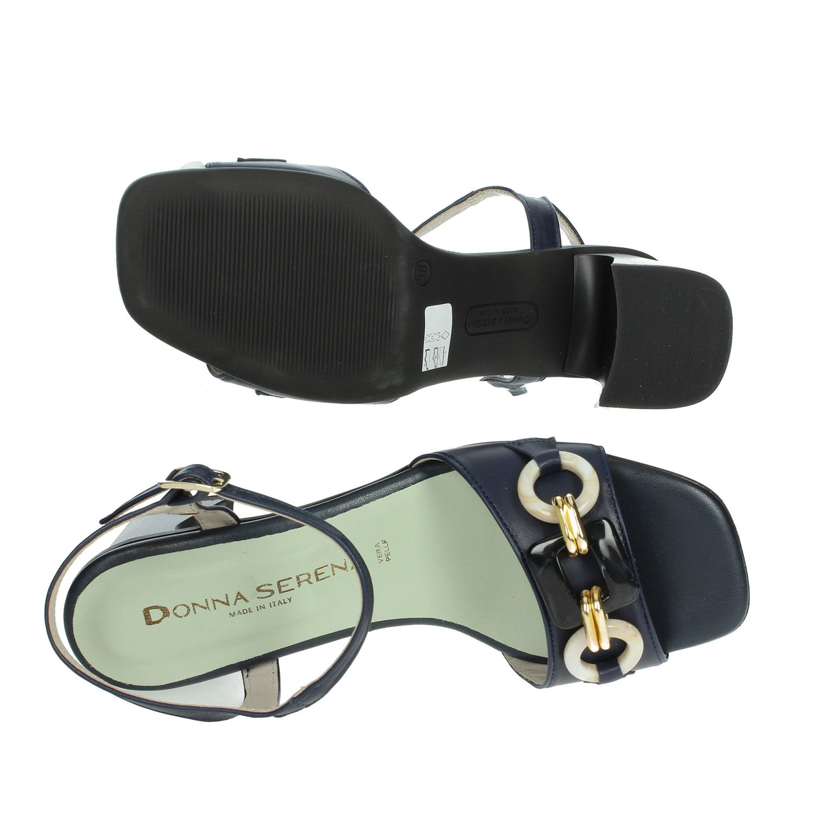 DONNA SERENA Donna Sandali con tacco 5P5627DP Blu
