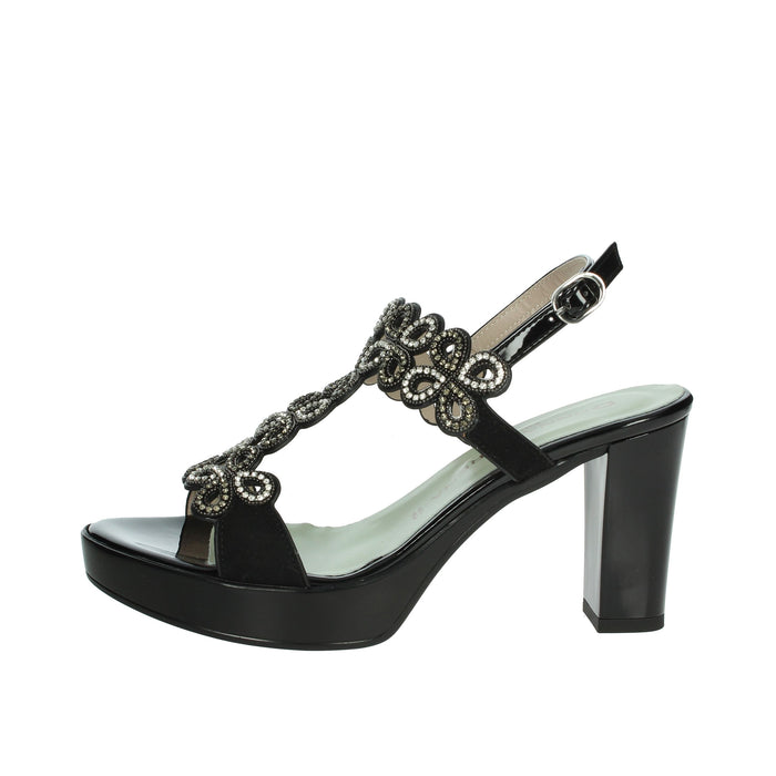DONNA SERENA Donna Sandali con tacco 3E5025DS Nero