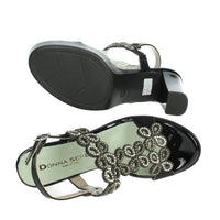 DONNA SERENA Donna Sandali con tacco 3E5025DS Nero