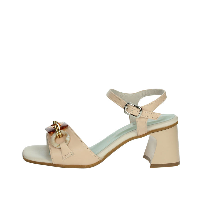 DONNA SERENA Donna Sandali con tacco 5P5627DP Cipria
