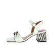 Donna Serena Mujer Sandalia con tacón 065649DP Blanco