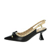 Gold & Gold Damen Slingback GD238 Schwarz