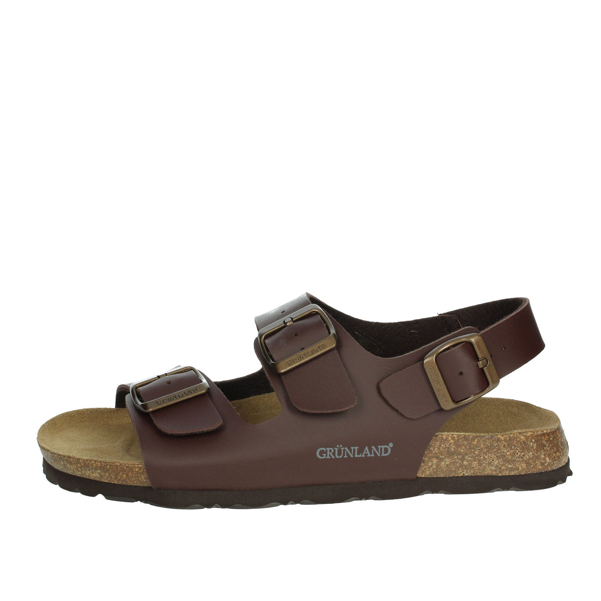 GRUNLAND Uomo Sandali bassi SB3005-40 Marrone